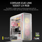 Torre PC Corsair iCUE LINK 5000T LX RGB Mid Tower EATX Cristal Templado USB-C Blanca Torre PC Corsair iCUE LINK 5000T LX RGB Mid Tower EATX Cristal Templado USB-C Blanca
