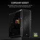 Torre PC Corsair 5000T Mid Tower EATX Cristal Templado USB-C Negra