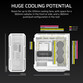 Torre PC Corsair 5000T Mid Tower EATX Cristal Templado USB-C Blanca