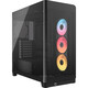 Torre PC Torre Corsair 4500X RS-R ARGB Cristal Templado Midi Tower Negro USB 3.2 ATX 3x120mm