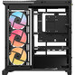 Torre PC Torre Corsair 4500X RS-R ARGB Cristal Templado Midi Tower Negro USB 3.2 ATX 3x120mm