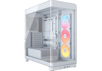 Torre PC Torre Corsair 4500X RS-R ARGB Cristal Templado Blanco Midi Tower 3x120mm USB-C