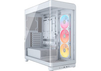 Torre PC Torre Corsair 4500X LX-R RGB Tempered Glass Blanco Midi Tower 2x140mm USB-C Vidrio templado
