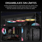 Torre PC Caja PC Corsair 3500X RS-R ARGB Semitorre Negro 3 Ventiladores Vidrio Templado