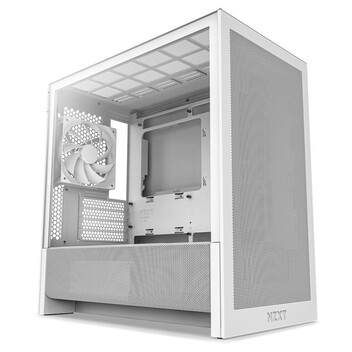 Torre PC Caja PC NZXT H3 Flow Blanco Vidrio Templado Micro ATX Mini-ITX Midi Tower Torre PC Caja PC NZXT H3 Flow Blanco Vidrio Templado Micro ATX Mini-ITX Midi Tower