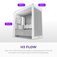 Torre PC Caja PC NZXT H3 Flow Blanco Vidrio Templado Micro ATX Mini-ITX Midi Tower Torre PC Caja PC NZXT H3 Flow Blanco Vidrio Templado Micro ATX Mini-ITX Midi Tower