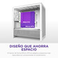 Torre PC Caja PC NZXT H3 Flow Blanco Vidrio Templado Micro ATX Mini-ITX Midi Tower Torre PC Caja PC NZXT H3 Flow Blanco Vidrio Templado Micro ATX Mini-ITX Midi Tower