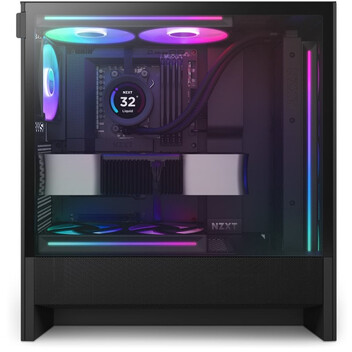 Torre PC NZXT H5 Flow RGB 2024 Midi Tower E-ATX Cristal Templado USB-C Negra