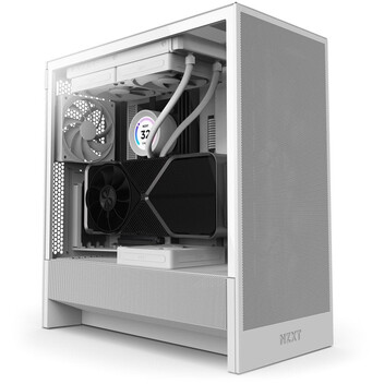 Torre PC NZXT H5 Flow 2024 Midi Tower E-ATX Cristal Templado USB-C Blanca Torre PC NZXT H5 Flow 2024 Midi Tower E-ATX Cristal Templado USB-C Blanca