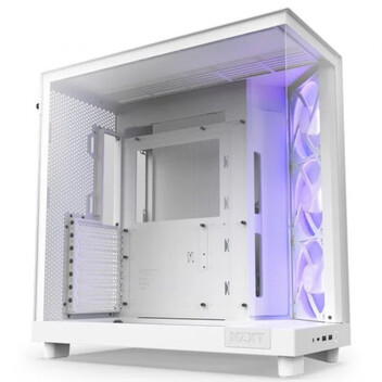NZXT H6 Flow RGB Mid Tower Cristal Templado USB-C Blanca NZXT H6 Flow RGB Mid Tower Cristal Templado USB-C Blanca