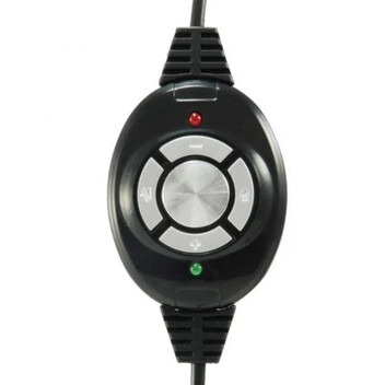 Conceptronic Auriculares USB con Control de Volumen Rojos