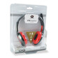 Conceptronic Auriculares USB con Control de Volumen Rojos