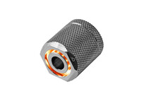 Nanoxia CoolForce LED Fitting 16/13 Orange Nickel Rosca Exterior LED para Tubos de Refrigeración