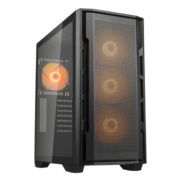 Torre PC Torre Cougar Midi Tower ATX EATX Vidrio Templado RGB 4 Ventiladores USB-C Negro