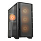 Torre PC Torre Cougar Midi Tower ATX EATX Vidrio Templado RGB 4 Ventiladores USB-C Negro