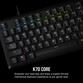 Corsair K70 CORE Teclado Mecánico Gaming RGB Switch MLX Red Negro Corsair K70 CORE Teclado Mecánico Gaming RGB Switch MLX Red Negro
