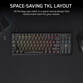 Corsair K70 CORE TKL Teclado Mecánico Gaming RGB Switch MLX Red v2 Negro