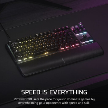 Corsair K70 PRO TKL Teclado Mecánico Gaming RGB Switch MLX Negro