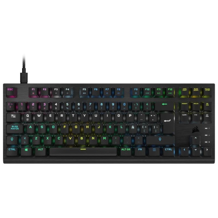 Corsair K60 PRO TKL RGB Teclado Optomecánico Gaming Negro