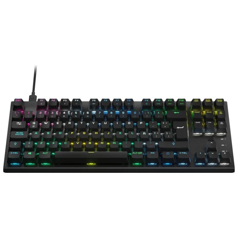 Corsair K60 PRO TKL RGB Teclado Optomecánico Gaming Negro