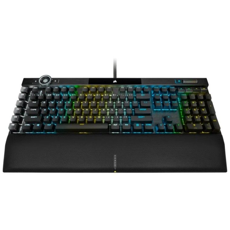 Corsair K100 RGB Teclado Mecánico Gaming Switch Óptico OPX Negro