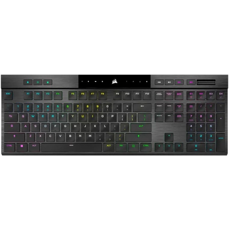 Corsair K100 AIR Teclado Mecánico Inalámbrico Gaming Cherry MX Ultra Low RGB