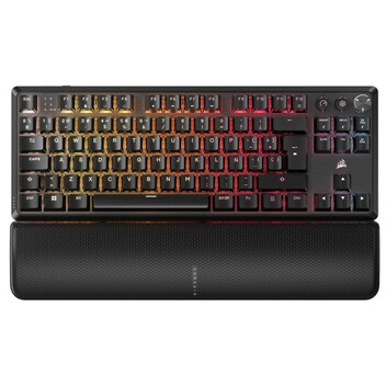 Corsair K70 CORE TKL Teclado Mecánico Gaming Inalámbrico RGB Switch MLX Red V2 Negro Corsair K70 CORE TKL Teclado Mecánico Gaming Inalámbrico RGB Switch MLX Red V2 Negro