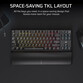 Corsair K70 CORE TKL Teclado Mecánico Gaming Inalámbrico RGB Switch MLX Red V2 Negro Corsair K70 CORE TKL Teclado Mecánico Gaming Inalámbrico RGB Switch MLX Red V2 Negro