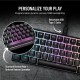 Corsair K65 Mini Teclado Mecánico Gaming RGB Switch Cherry MX Red Negro