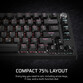 Corsair K65 PLUS WIRELESS 75% Teclado Mecánico Gaming Inalámbrico Bluetooth Switch MLX Fusion Negro