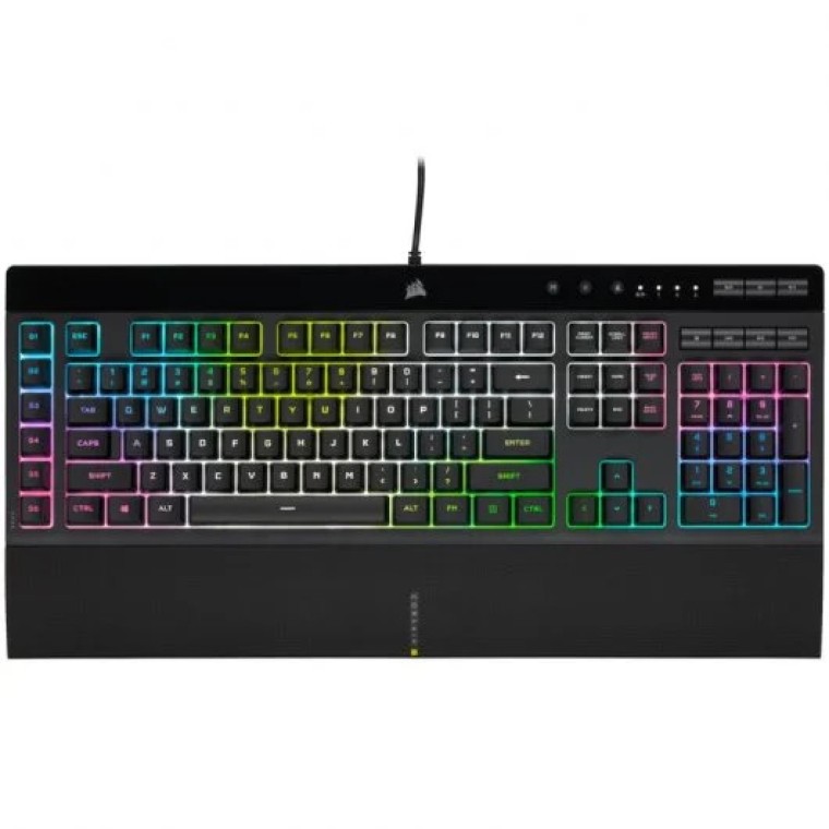 Corsair K55 RGB PRO XT Teclado Gaming Retroiluminado Negro