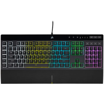 Corsair K55 RGB PRO teclado USB AZERTY Francés Negro