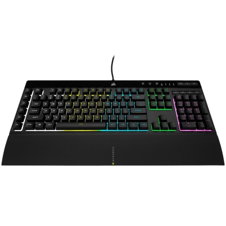 Corsair K55 RGB PRO Teclado Gaming Retroiluminado Negro + Harpoon RGB Pro Ratón Gaming 12000DPI