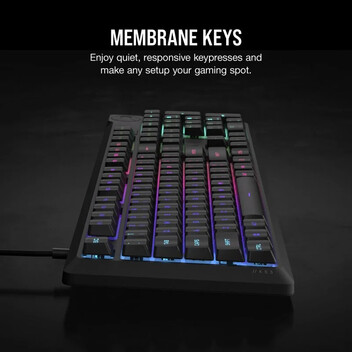 Corsair K55 CORE RGB Teclado Gaming Retroiluminado Negro Corsair K55 CORE RGB Teclado Gaming Retroiluminado Negro