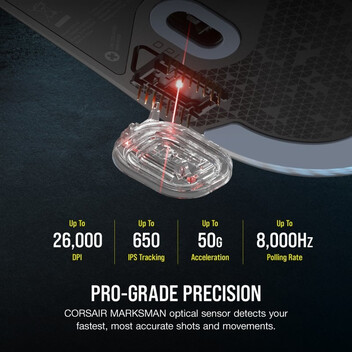 Corsair M75 RGB Ratón Gaming 26000 DPI Negro Corsair M75 RGB Ratón Gaming 26000 DPI Negro