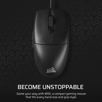 Corsair M55 Wired Ratón Gaming Óptico 16000 DPI Negro