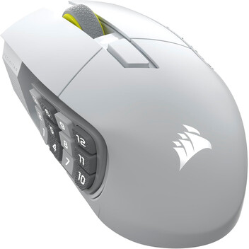 Ratón Corsair inalámbrico Scimitar ELITE WL SE. 33000 DPI 16 botones Key Slider RGB 150h batería bla
