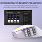 Ratón Corsair inalámbrico Scimitar ELITE WL SE. 33000 DPI 16 botones Key Slider RGB 150h batería bla