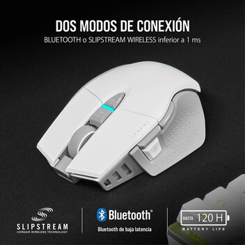 Corsair M65 RGB Ultra Wireless Ratón Gaming Inalámbrico 26000DPI Blanco