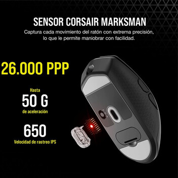Corsair Katar Elite Wireless Ratón Gaming Inalámbrico 26000DPI Corsair Katar Elite Wireless Ratón Gaming Inalámbrico 26000DPI