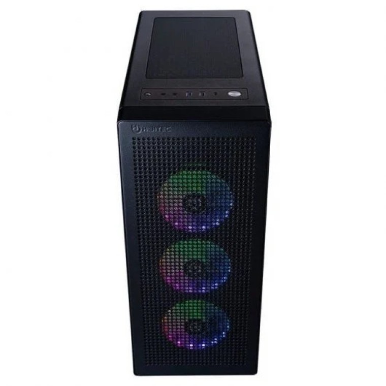 Hiditec H1 Air ARGB Midi Tower Cristal Templado USB 2.0 Negra