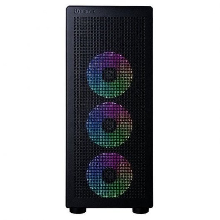 Hiditec H1 Air ARGB Midi Tower Cristal Templado USB 2.0 Negra