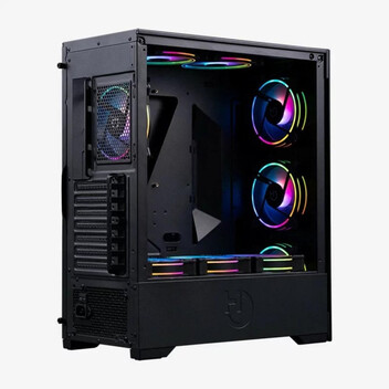 Torre PC Caja Hiditec Z20 Aura ARGB Semitorre ATX Cristal Templado USB-C 9 Ventiladores Torre PC Caja Hiditec Z20 Aura ARGB Semitorre ATX Cristal Templado USB-C 9 Ventiladores