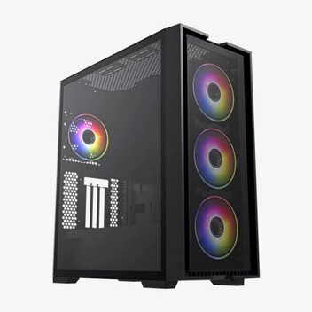 Torre PC Caja Gaming Hiditec H2 AIR ARGB Torre E-ATX Acero Vidrio Templado 4x Ventiladores ARGB