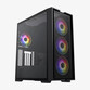 Torre PC Caja Gaming Hiditec H2 AIR ARGB Torre E-ATX Acero Vidrio Templado 4x Ventiladores ARGB