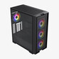 Torre PC Caja Gaming Hiditec H2 AIR ARGB Torre E-ATX Acero Vidrio Templado 4x Ventiladores ARGB