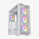 Torre PC Caja Gaming Hiditec H2 Air ARGB Blanca E-ATX 4 Ventiladores Cristal Templado