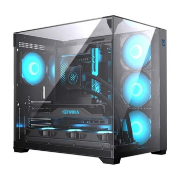 Torre PC Caja Gaming Hiditec SKY Triple Cristal Templado ATX Semitorre Alta Refrigeración ARGB Torre PC Caja Gaming Hiditec SKY Triple Cristal Templado ATX Semitorre Alta Refrigeración ARGB