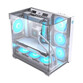 Torre PC Caja Hiditec SKY Semitorre ATX Triple Cristal Templado RGB Plata 7 Ventiladores Panel USB-C Torre PC Caja Hiditec SKY Semitorre ATX Triple Cristal Templado RGB Plata 7 Ventiladores Panel USB-C