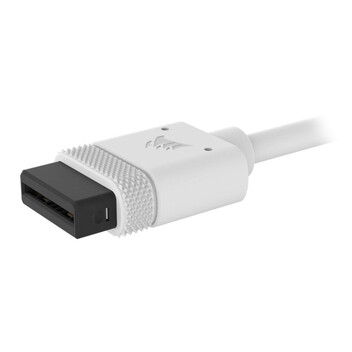 Corsair iCUE LINK Cable Kit con Conectores Rectos Blanco